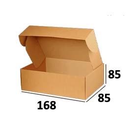 Самосборная коробка 168х85х85 мм