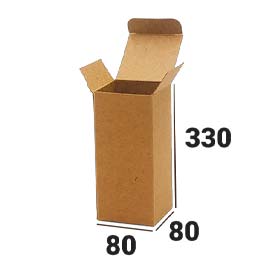 Самосборная коробка 80х80х330 мм